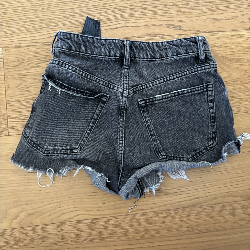 Zara Black Jean Shorts